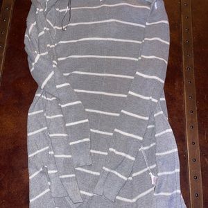 Gray and white cover up